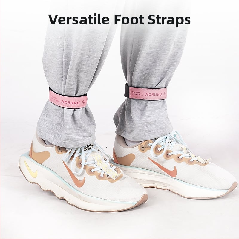 Acrnu Velosipēda kāju zeķes ar regulējamām aizdariem – neilons/poliensters + āda, svars 12 g