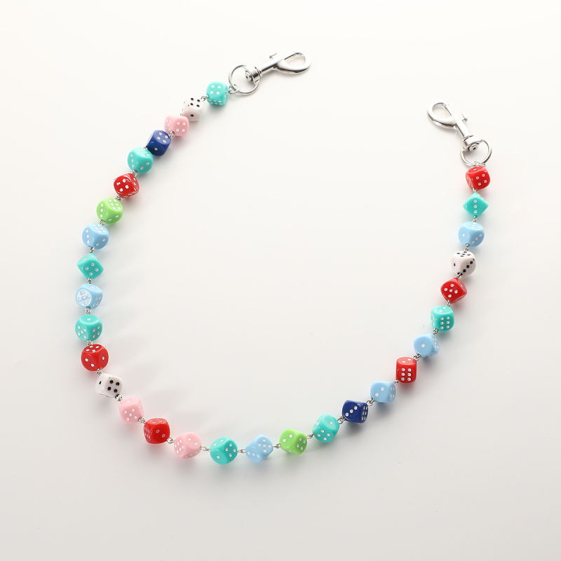 Juosmens grandinė, unisex, plastmasė, plotis 10 mm, laisvalaikio stilius