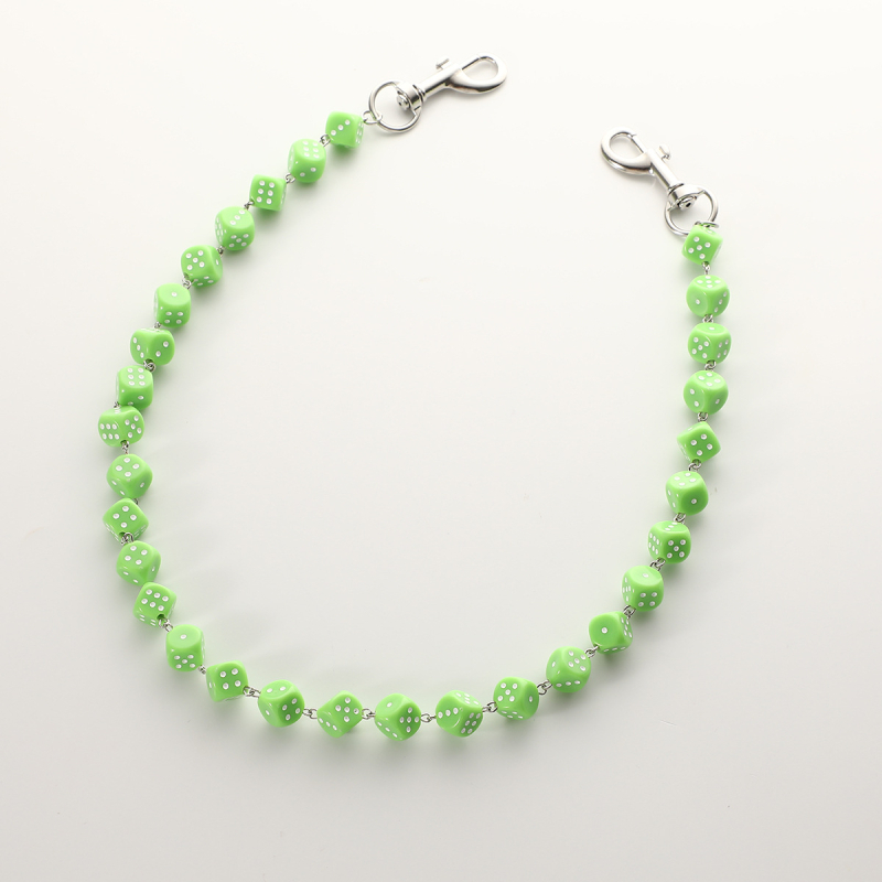 Juosmens grandinė, unisex, plastmasė, plotis 10 mm, laisvalaikio stilius