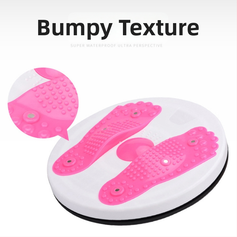 Vēdera disks 510 Twist Plate, salokāms, 600 g, PP + magnētiskas pērlītes, birojam, mājām un ārējiem treniņiem