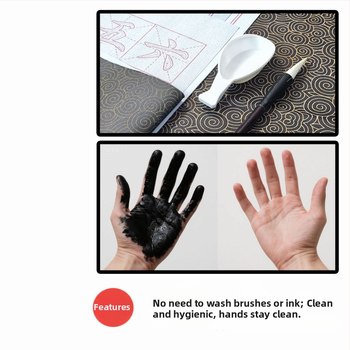 Vandens rašymo audinio kaligrafijos komplektas ant imituoto Xuan popieriaus, medžiaga šilkos tekstūra, serija Studijos keturi lobiai, Produkto numeris: Four Treasures of the Study Set