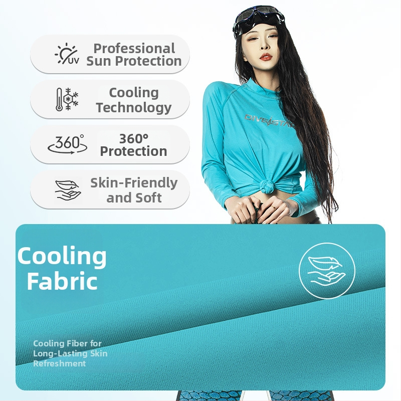 Unisex wetsuit s dlhými rukávmi, delený dizajn – Lycra, UV ochrana, rýchloschnúci, na leto a jeseň