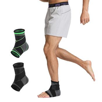 Prozračna pletena gležnja ortoza s remenom za trčanje, fitness i planinarenje – podrška gležnju od spandexa