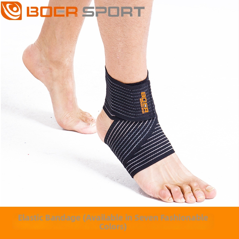 Vysoko elastický bandážový oporník na členok – ochrana proti vyvrtnutiu pre cyklistiku, turistiku a beh (materiál: nylonová páska)