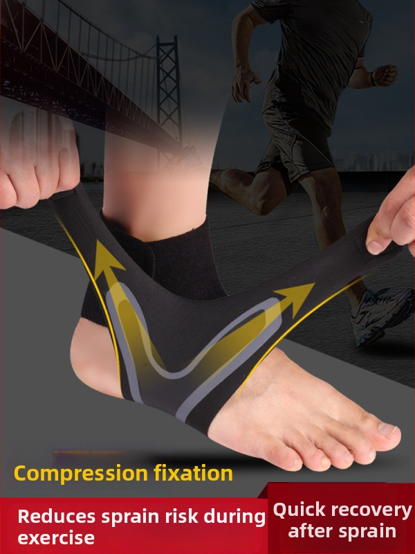 Členková ortéza pre dospelých pre futbal – proti vyvrtnutiu, podpora zotavenia, polyesterové vlákno