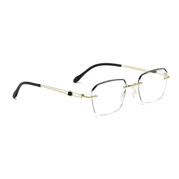 Безрамкови ултралеки очила за четене с антисиня светлина и антирадиация – HD поликарбонатни лещи, рамка метал и поликарбонат