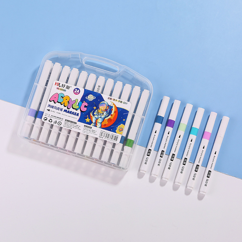 Good Li akrilni marker, 60 dopunjivih boja, akvarelni stil, za graffiti i DIY crtanje