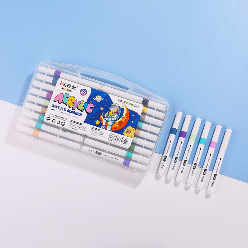 Good Li akrilni marker, 60 dopunjivih boja, akvarelni stil, za graffiti i DIY crtanje