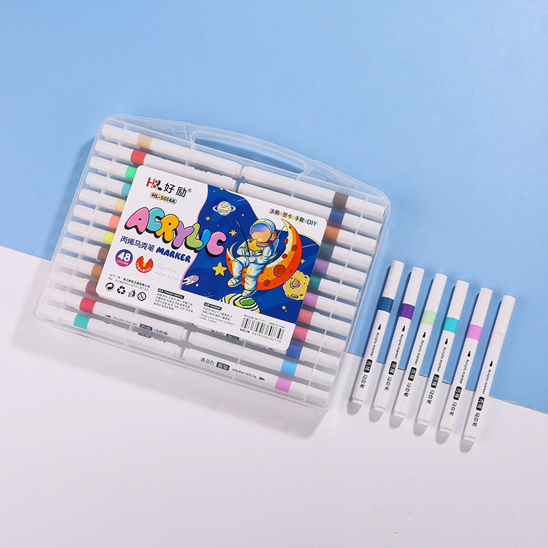 Good Li akrilni marker, 60 dopunjivih boja, akvarelni stil, za graffiti i DIY crtanje