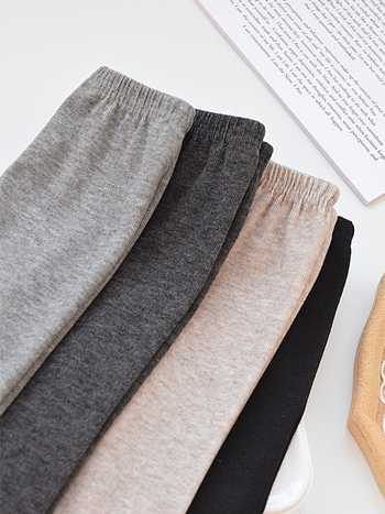 Colanți pentru fetițe din bumbac, lungime până la gleznă, talie medie, pentru vârsta 3–8 ani