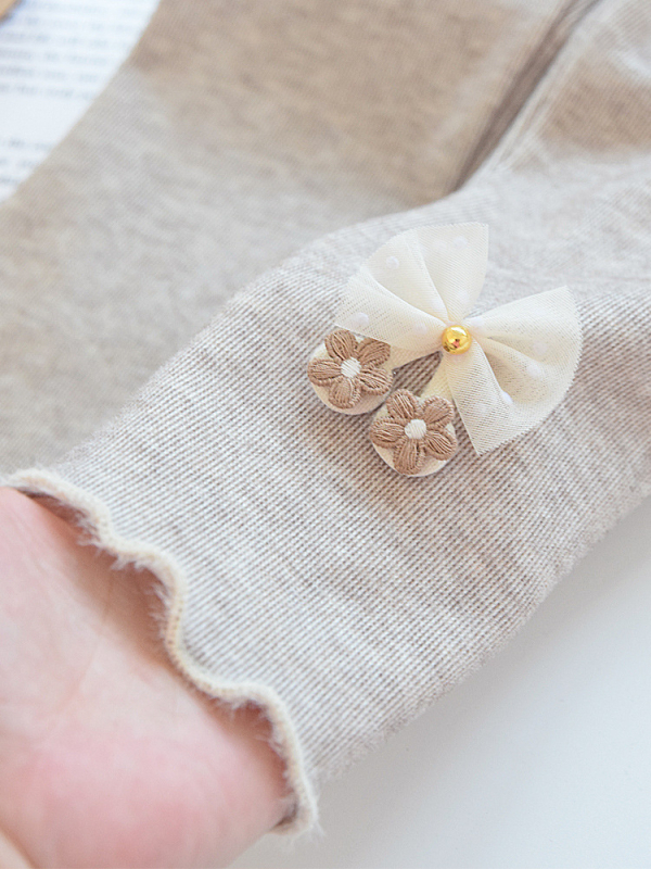 Colanți pentru fetițe din bumbac, lungime până la gleznă, talie medie, pentru vârsta 3–8 ani