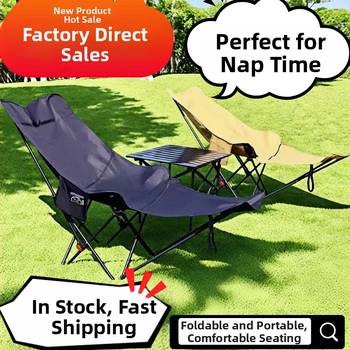 Sulankstoma poilsio kėdė lauko naudojimui su Oxford audiniu ir anglies plieno rėmu