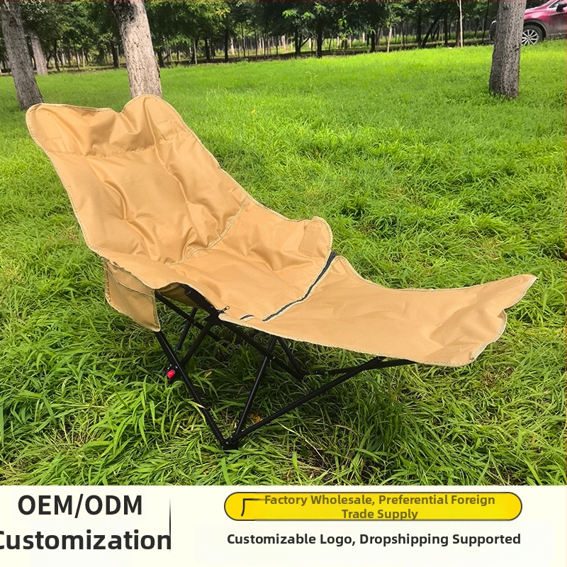 Sulankstoma poilsio kėdė lauko naudojimui su Oxford audiniu ir anglies plieno rėmu