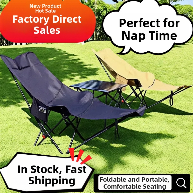 Sulankstoma poilsio kėdė lauko naudojimui su Oxford audiniu ir anglies plieno rėmu