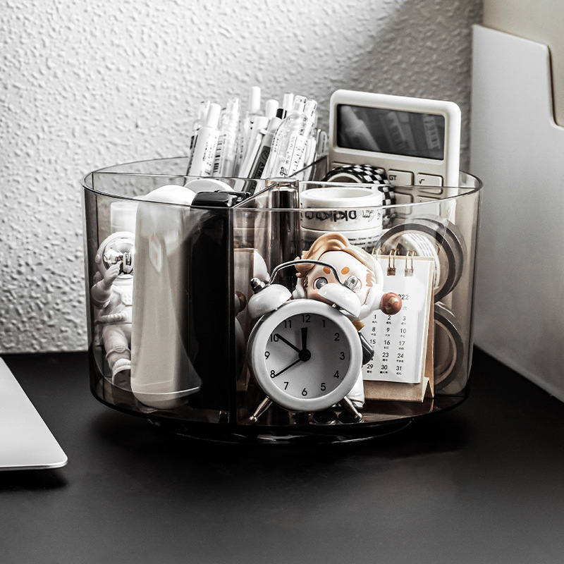 Multi-pai Plastikinis apvalus rašiklio laikiklis su saugojimo dėžute – Verslo dovana