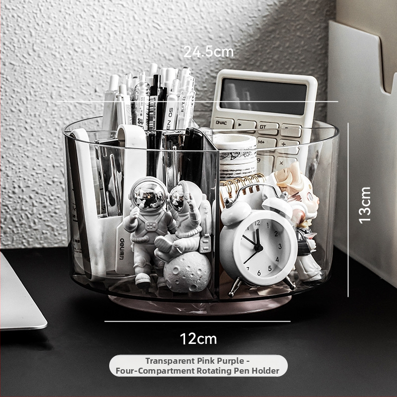 Multi-pai Plastikinis apvalus rašiklio laikiklis su saugojimo dėžute – Verslo dovana