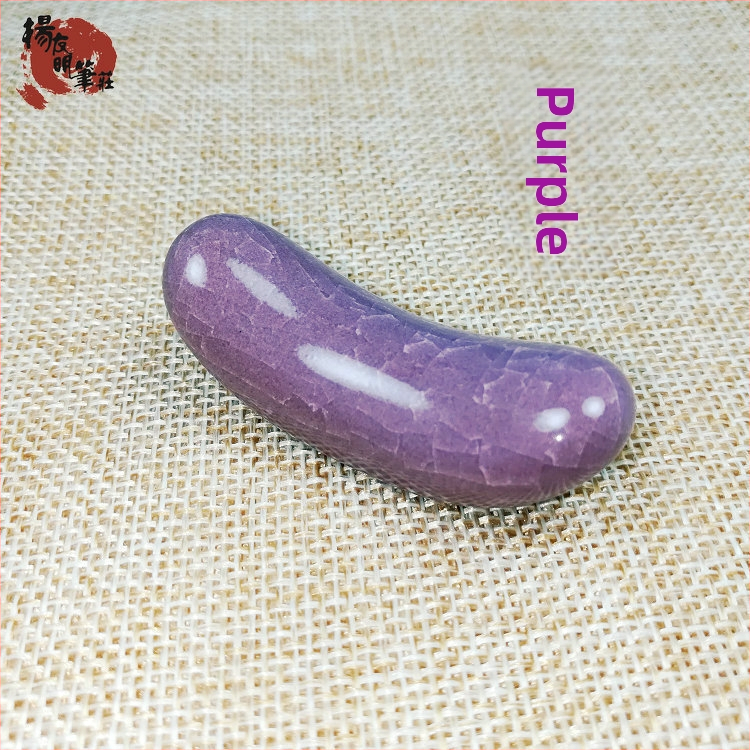 Keraminė pliušų laikiklis su ledo įtrūkimų glazūra, Pen Mountain modelis, kaligrafijai – logotipo spausdinimas galimas, pritaikymas