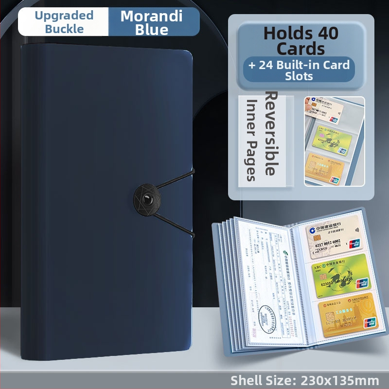 Daugiapusis kvitų ir įmokų dėklas, PP medžiaga, Tether stiliaus laikiklis, daugiasluoksnis organizatorius, pritaikymas galimas