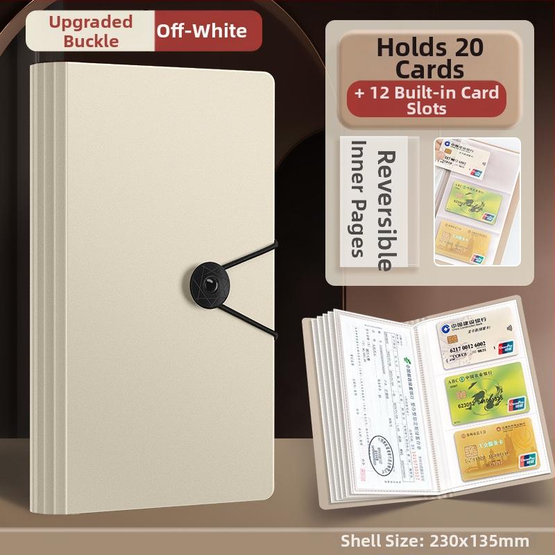 Daugiapusis kvitų ir įmokų dėklas, PP medžiaga, Tether stiliaus laikiklis, daugiasluoksnis organizatorius, pritaikymas galimas