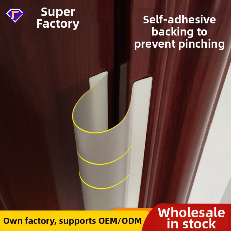 Durų siūlių apsaugos juosta – lipni, animacinio stiliaus durų kortelė, 1 vnt