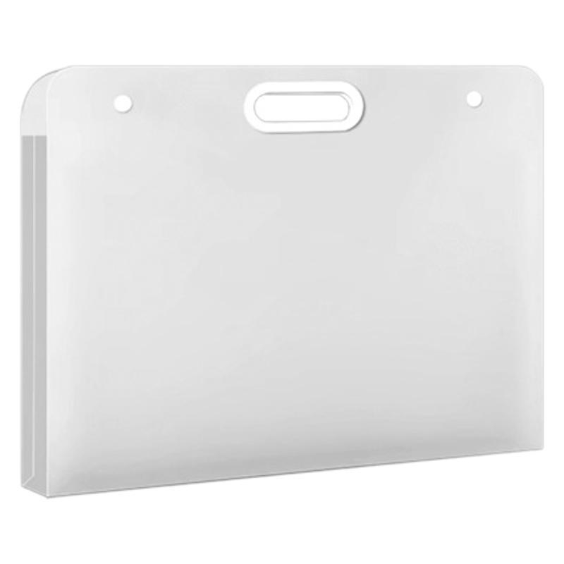 Mākslas albums un portfeļa mapīte A4/8K/4K, plastmasas materiāls, 100 lapas, biezums 50C, logotipa druka pieejama