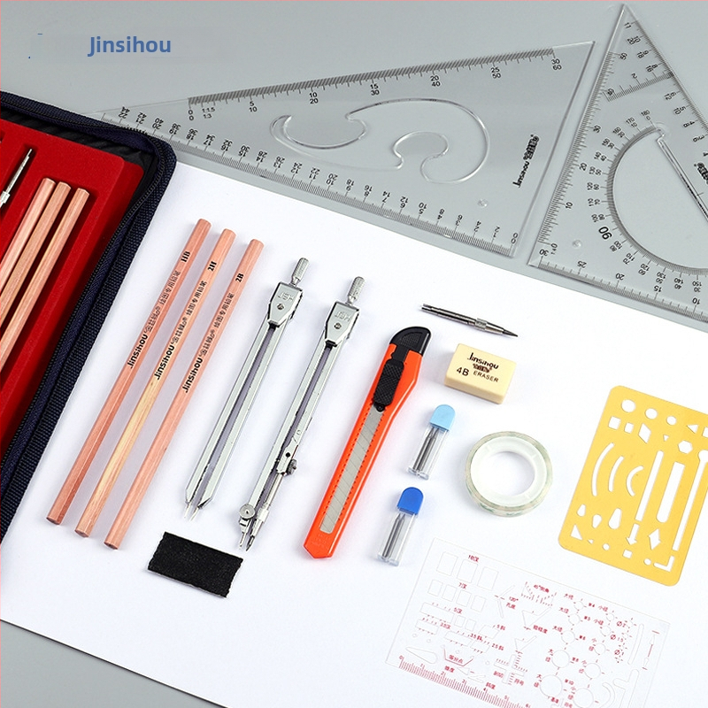 Golden Monkey kompasų rinkinys mechaniniam ir architektūriniam braižymui – CAD įrankių rinkinys, neelektrinis, Vaikų dienos dovana