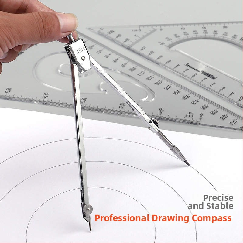 Golden Monkey kompasų rinkinys mechaniniam ir architektūriniam braižymui – CAD įrankių rinkinys, neelektrinis, Vaikų dienos dovana