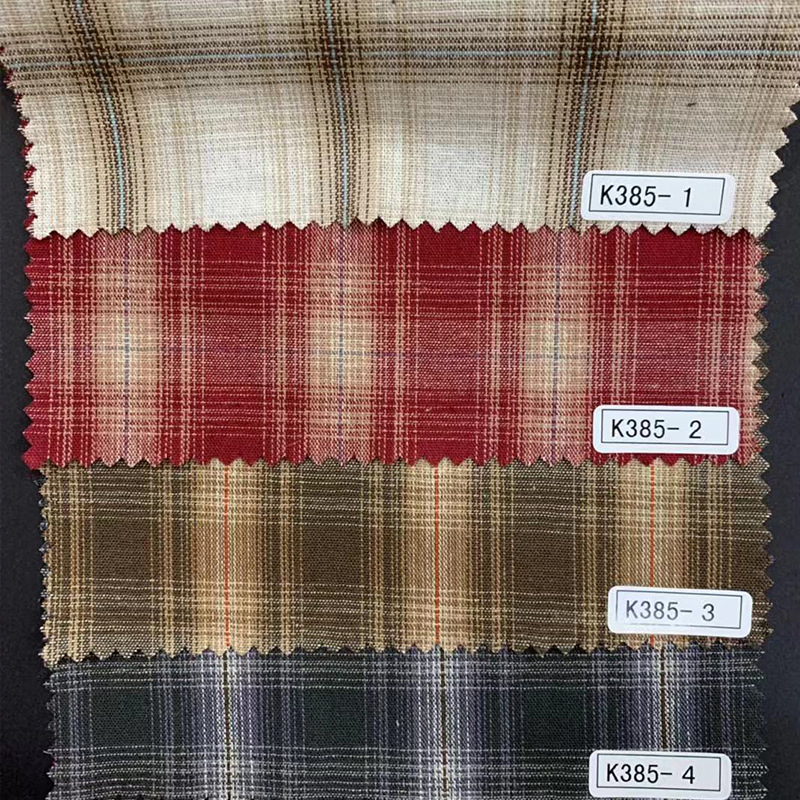 Țesătură din bumbac 100%, carouri vopsite pe fire, pentru primăvară și vară