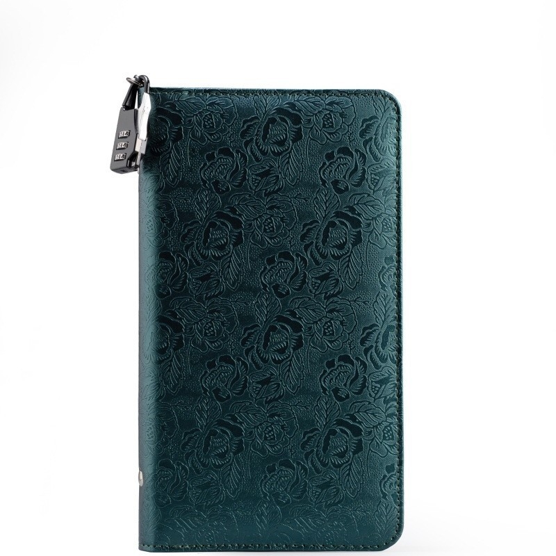 Suport pentru carnet bancar – PU material, închidere cu parolă, fermoar, imprimare logo disponibilă