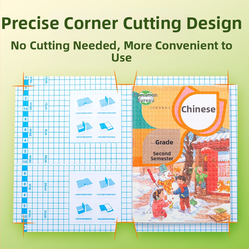 Hobby skaidra pašlīmējoša grāmatas vāciņa, no plastmasas, ūdensizturīgs un nodilumizturīgs