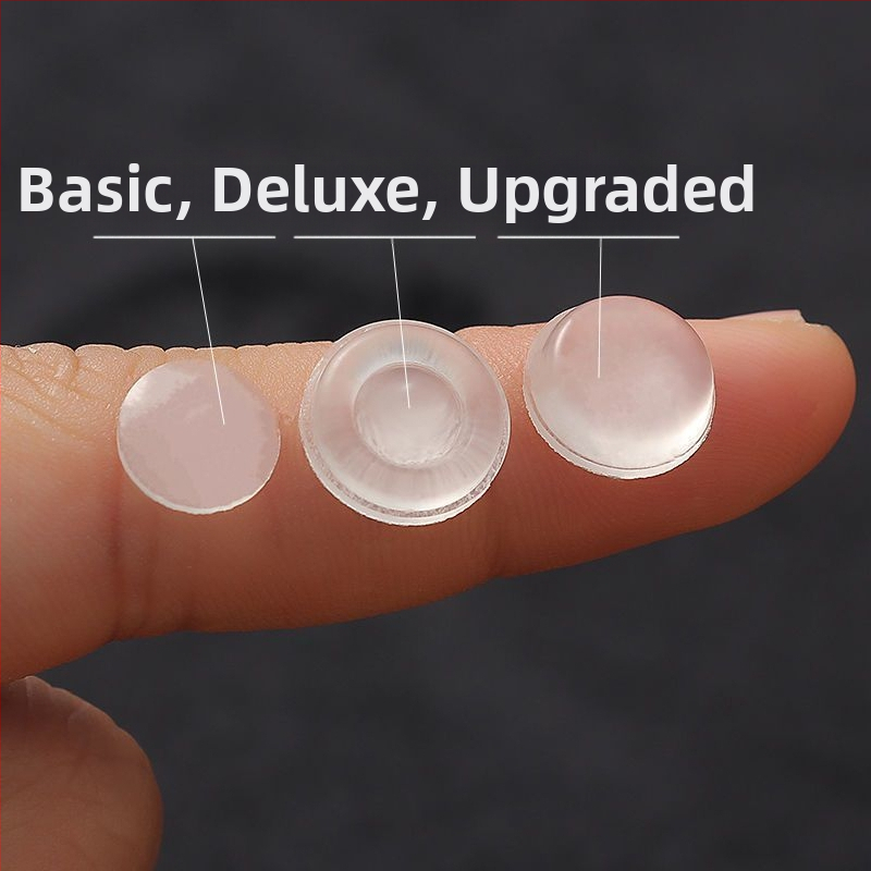 Silīcija antišoka daļiņas skapjiem un mēbelēm – klusa triecienu absorbēšana, buferpaliktņi un pretslīdēšanas paliktņi