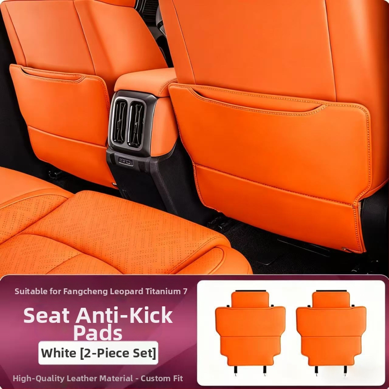 Automobilio galinės sėdynės apsauga — odinė, putų užpildas, logotipo spausdinimas, pritaikomas, tinkamas visoms sezonoms.