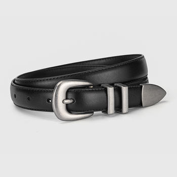 Ženski kožni kaiš od prvog sloja kože, spona od cinkove legure, kopča s iglom, univerzalni stil, brend Jsj leather belt