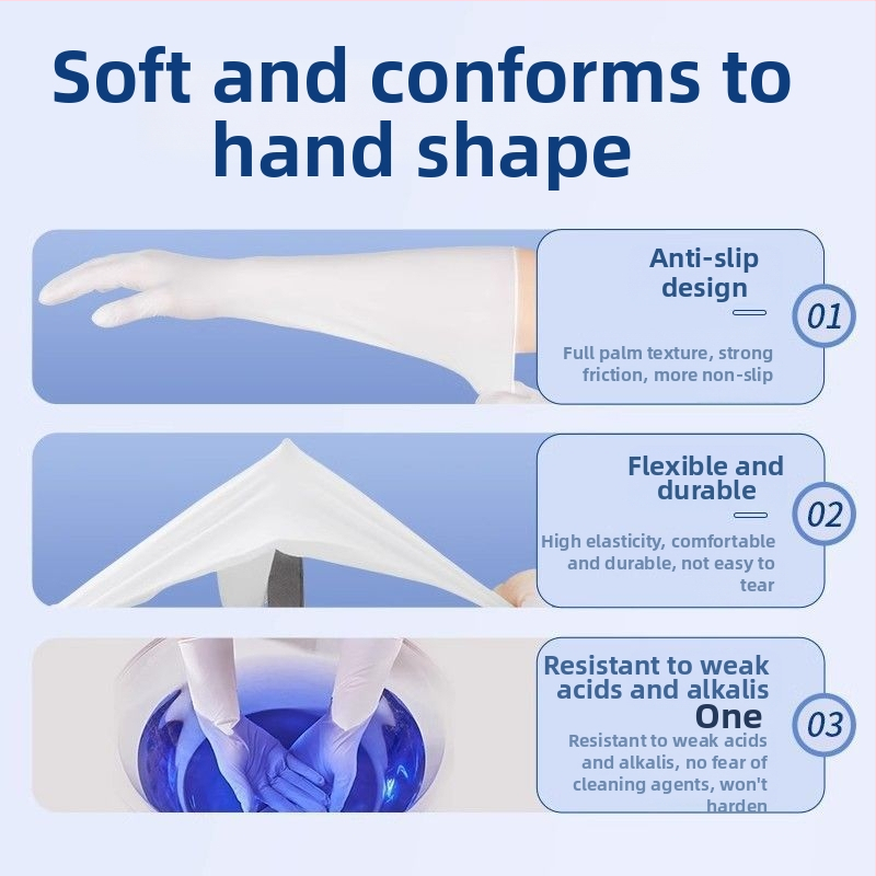 Nitrilkindad köögis ja kodumajapidamise puhastamiseks, paksendatud ja vastupidavad