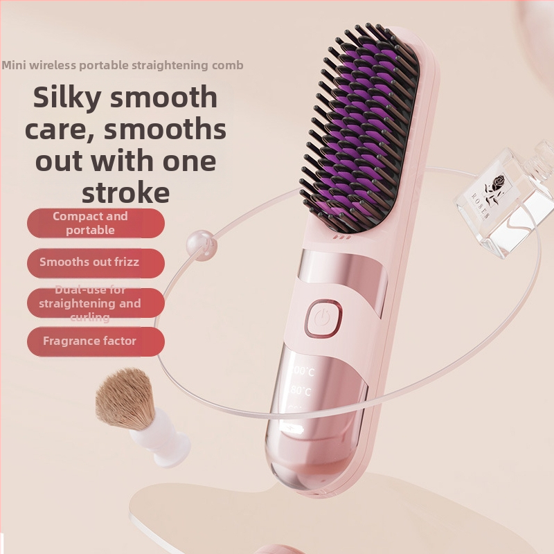 Juhtmevaba turmaliin-keramika juuksehari, kahekordne kasutus, 3 temperatuurivalikut, 30W, LCD-ekraan