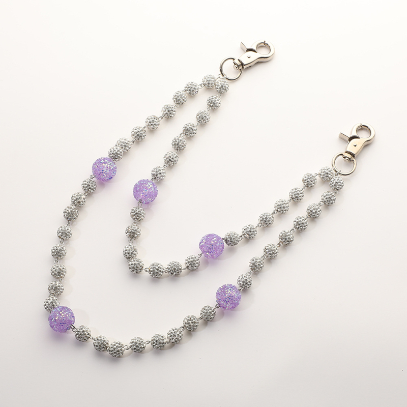 Vöökaelae savi diamaadi kuulikud – käsitsi valmistatud kõvernõelaga keha ahel, 10 mm helmmed, Bränd Looking at the Tang Dynasty, Kevad 2025