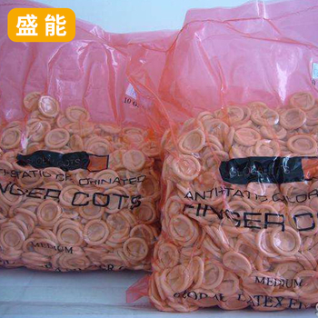 Vienkartiniai latekso pirštų gaubteliai, priešstatiniai, be halogenų, atsparūs dėvėjimuisi