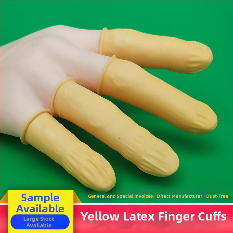 Vienreizējās lietošanas latex pirkstu aizsargi, pretstatiskie, elektronikas ražošanai, 500 g