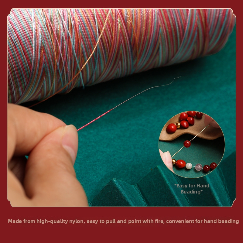 Dragon Knot 3-siūlų rankų mezginys nailoninė apyrankė