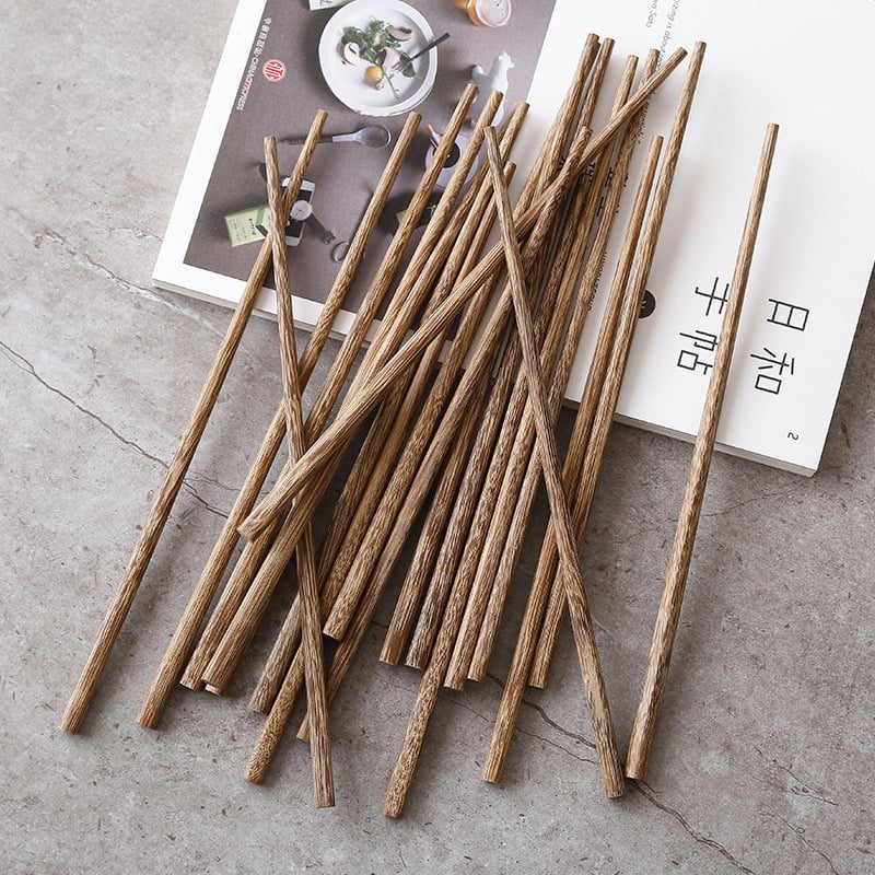Палки за хранене от Chicken Wing Wood, японски стил, за възрастни, 10 двойки