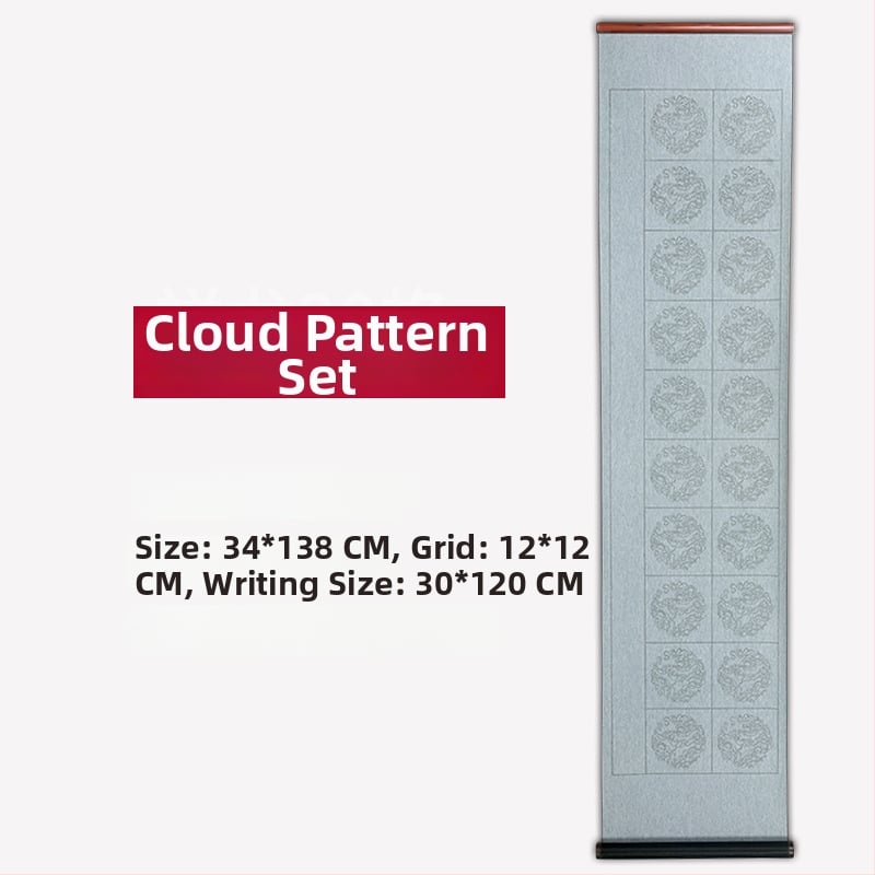 Vandens rašymo audinio ritinys kaligrafijai, neaudinys, stačiakampis, prekinis ženklas Practice Every Day