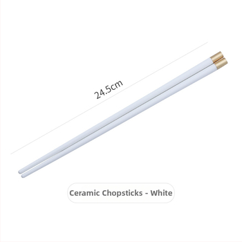 Keraamilised söögipulgad, 10 paari, kaasaegne minimalistlik stiil, logo kohandamine