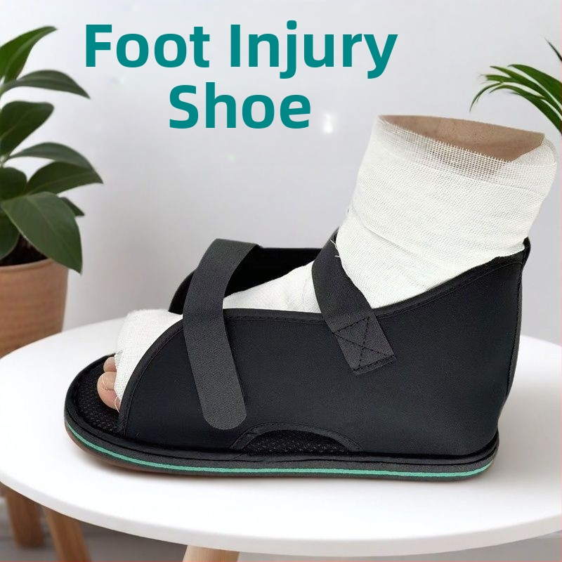 EVA apsauginiai batai kojų lūžiams, modelis 025, reguliuojami, atvira įėjimo anga