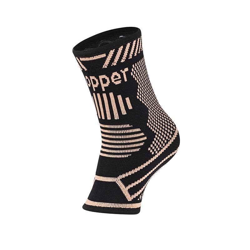 Pahkluu tugi trikotaažist vask-ioonidega, hingav elastne kompressioon, korvpalliks