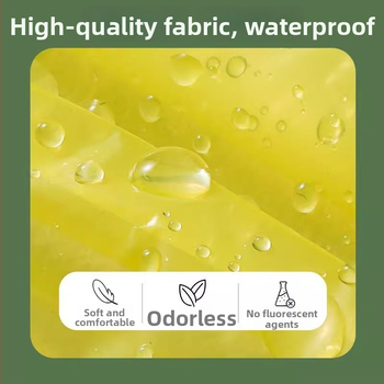 Ühekordne lapse vihm pončo, täis pikkus, multikas stiilis, paks versioon