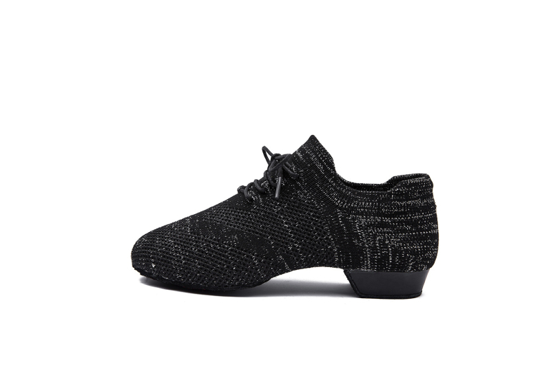 Odrasle latino plesne cipele, unisex, srednji potpetica, kožna potplata, lagane