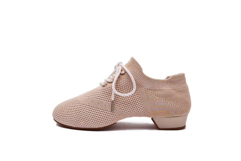 Odrasle latino plesne cipele, unisex, srednji potpetica, kožna potplata, lagane