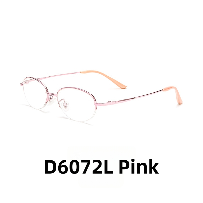 Lasīšanas brilles no ļoti vieglas sakausējuma ar pusrāmja rāmi, AC lēcas, anti-zilā gaismas aizsardzība un radiācijas izturība.