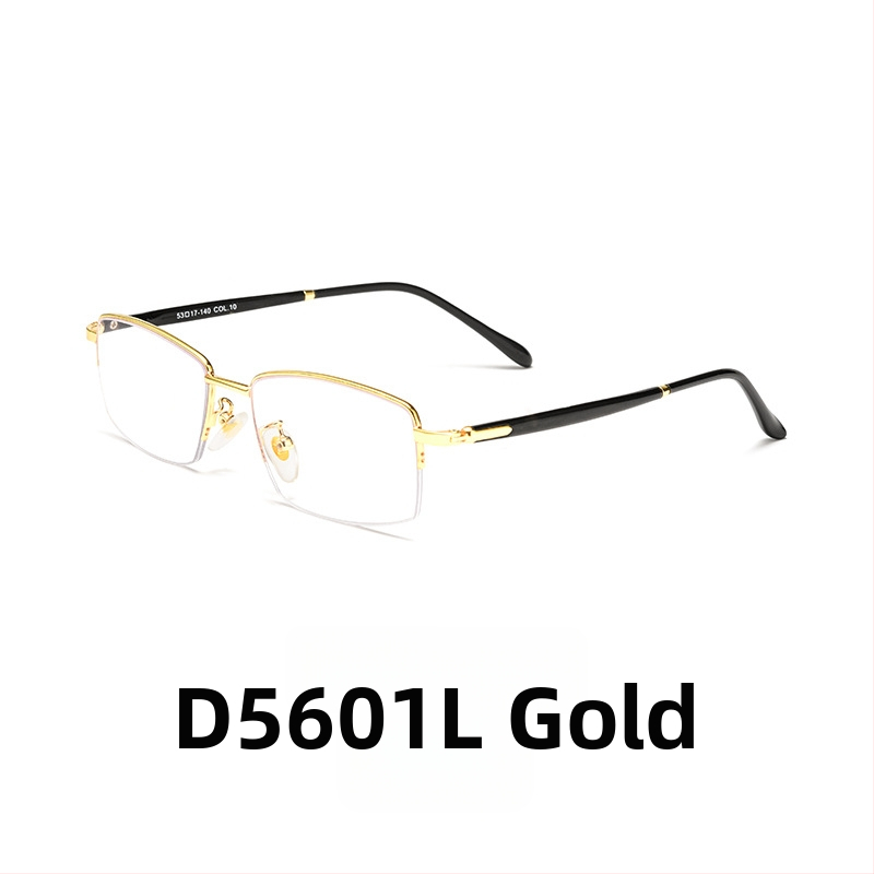 Lasīšanas brilles no ļoti vieglas sakausējuma ar pusrāmja rāmi, AC lēcas, anti-zilā gaismas aizsardzība un radiācijas izturība.