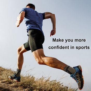 Pahkluu toestus mansett vaskkiududest, hingav nailonist kudum, vaskioonid – jooksmiseks, jõusaalitreeninguks ja jalgrattasõiduks